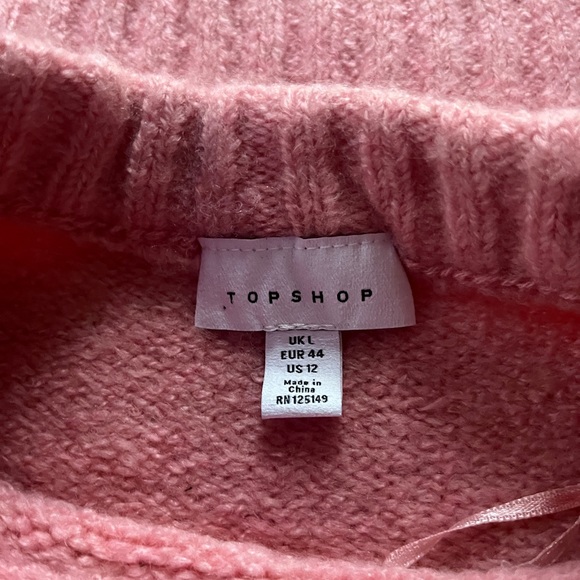 Pink Topshop Sweater - Picture 2 of 3